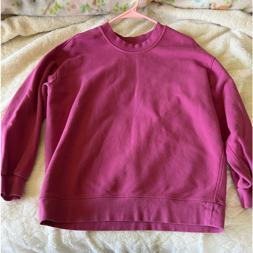 Lululemon Perfectly Oversized Crewneck in Pink Lychee